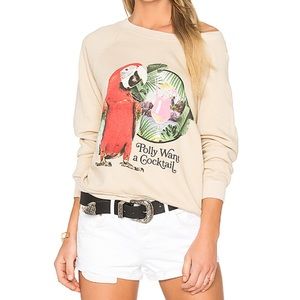 WILDFOX “Hey Polly” Sweatshirt - size M